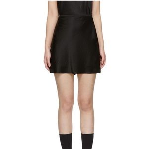 ISO Alexander Wang Satin Wash n Go Miniskirt S/M